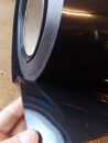 PVC-Lamelle schwarz, Meterware, 20 cm, 2 mm