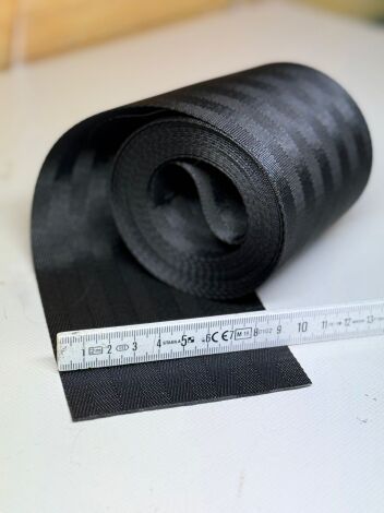 Gurtband 95mm schwarz