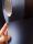 PVC-Lamelle schwarz mattiert 20cm, 3mm, Meterware