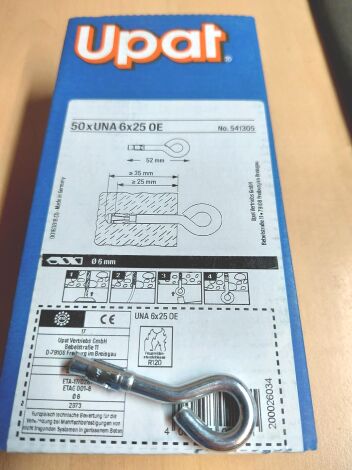 [SP05] Nagelanker 6x25 OE mit Öse