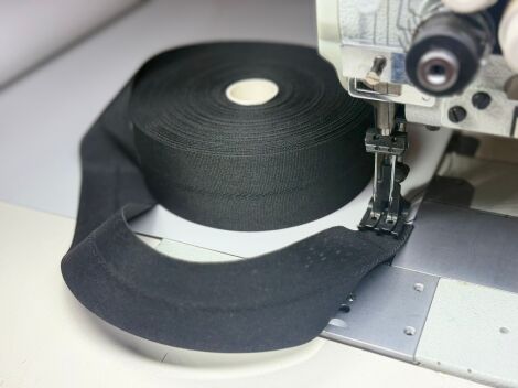 Gurtband 50mm schwarz > Einfassband
