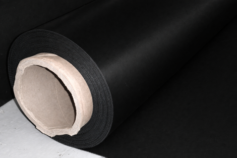 PVC-Plane schwarz, 680g, Meterware 2,5m