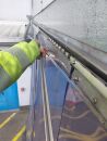 Sturmsicherung f&uuml;r Edelstahlhalterung-SET f&uuml;r PVC-Streifenvorh&auml;nge