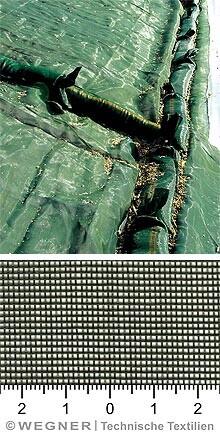 Siloschutzgitter 10m x 25m grün, 220g, Formatware